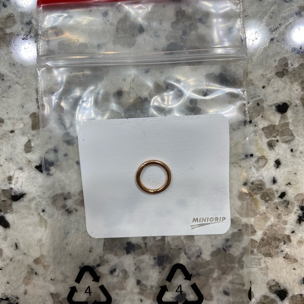 NEW Maria Tash 16g 1/4” 14k Rose Gold Clicker